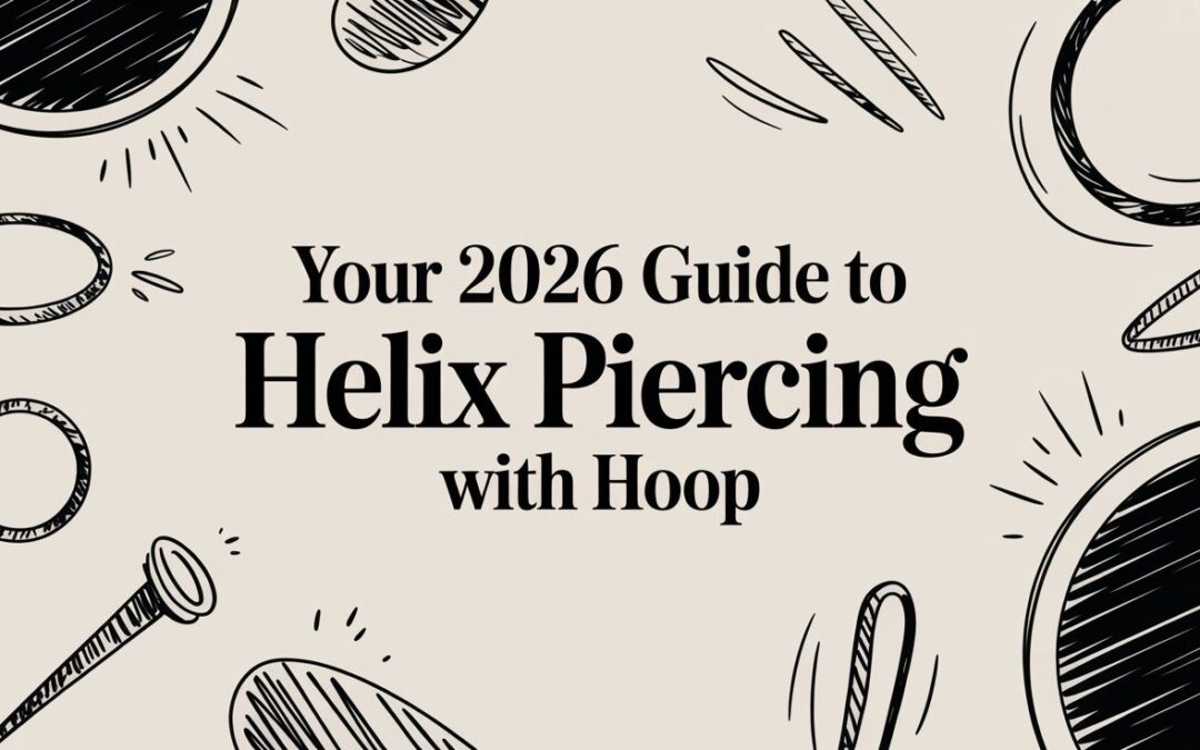 Your 2026 Guide to Helix Piercing with Hoop