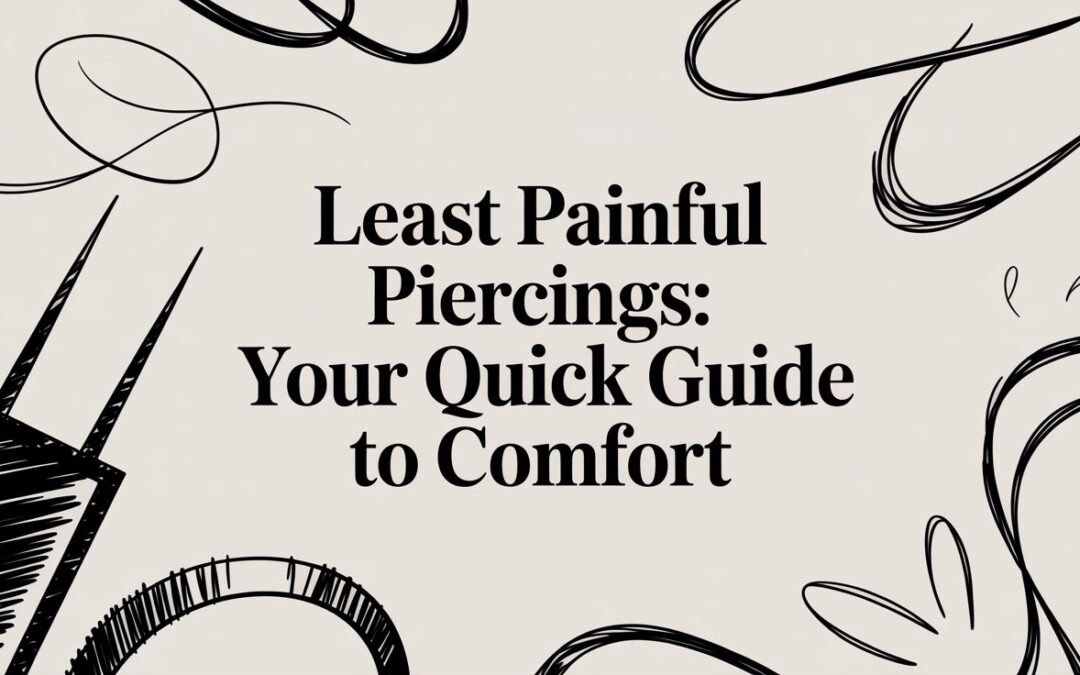 Least Painful Piercings: Your Quick Guide to Comfort