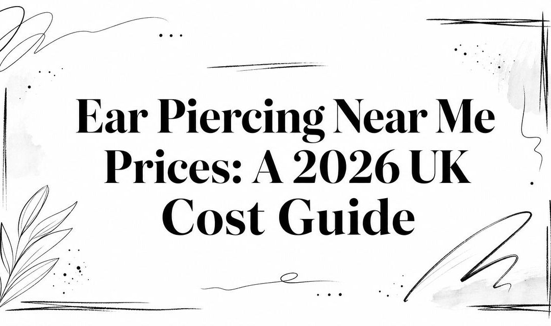 Ear Piercing Near Me Prices: A 2026 UK Cost Guide