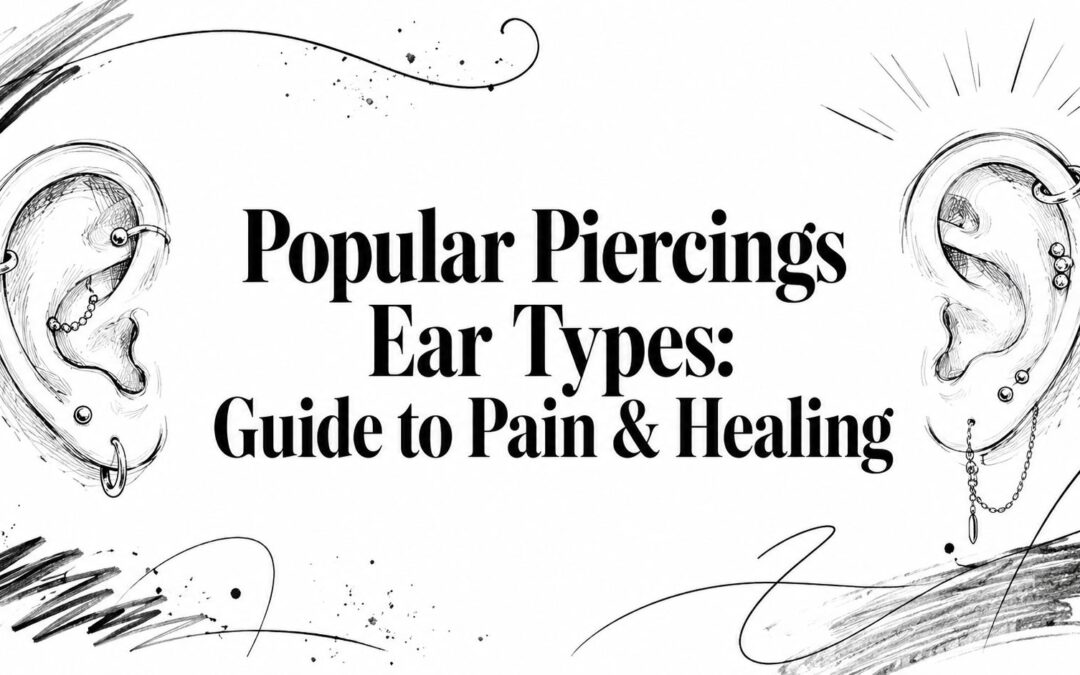 Popular Piercings Ear Types: Guide to Pain & Healing