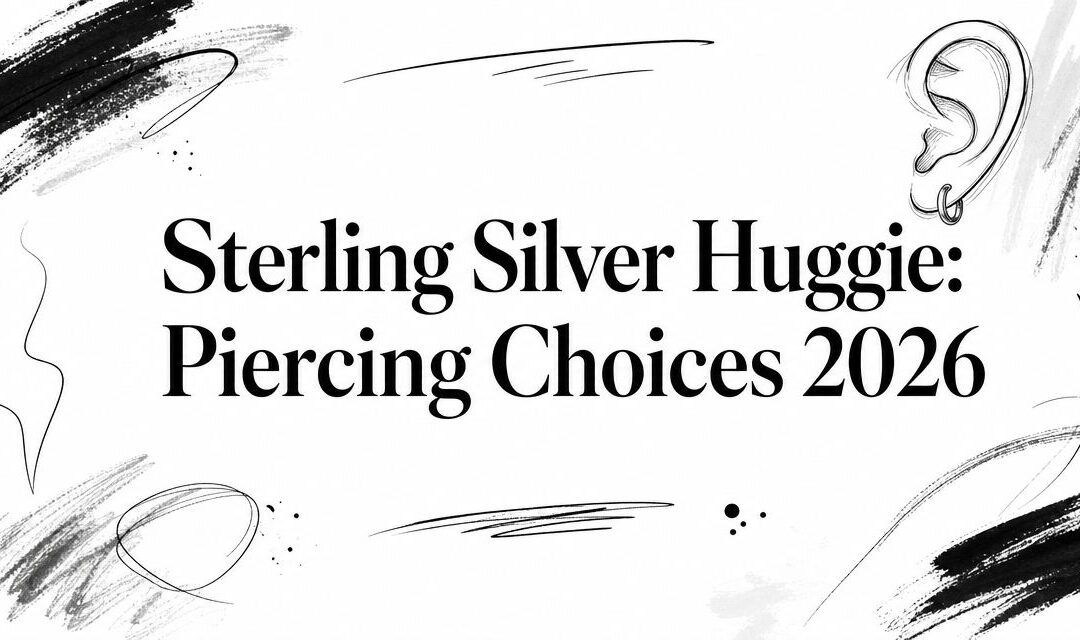 Sterling Silver Huggie: Piercing Choices 2026