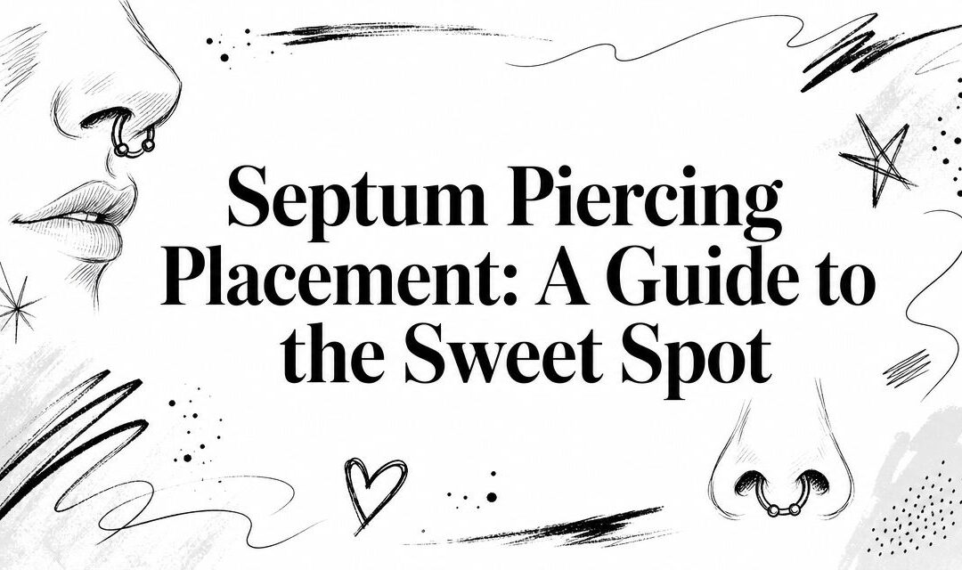 Septum Piercing Placement: A Guide to the Sweet Spot