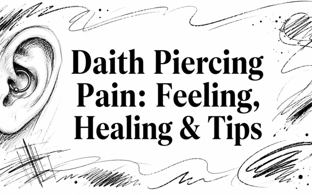 Daith Piercing Pain: Feeling, Healing & Tips