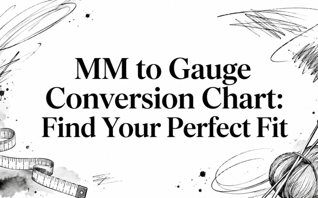 MM to Gauge Conversion Chart: Find Your Perfect Fit