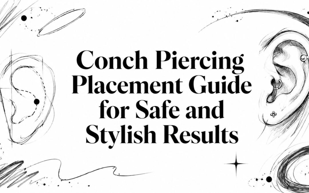 Conch Piercing Placement Guide for Safe and Stylish Results