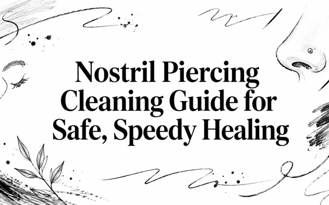 Nostril Piercing Cleaning Guide for Safe, Speedy Healing