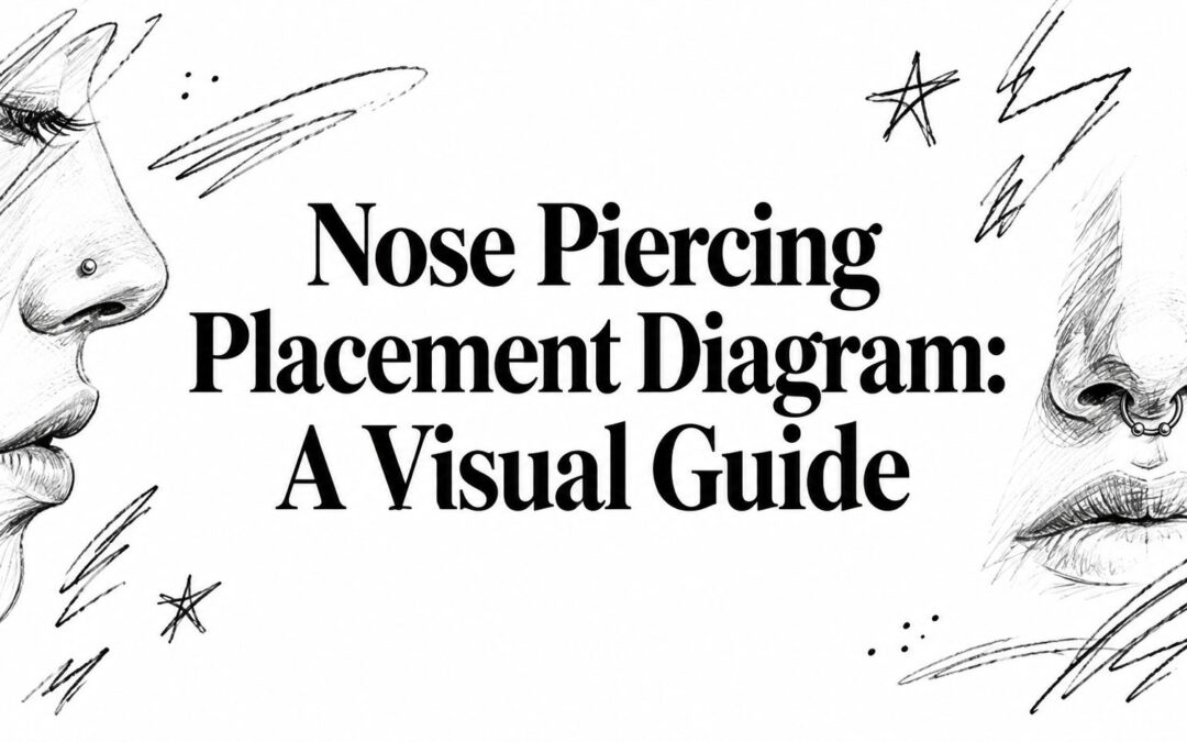 Nose Piercing Placement Diagram: A Visual Guide