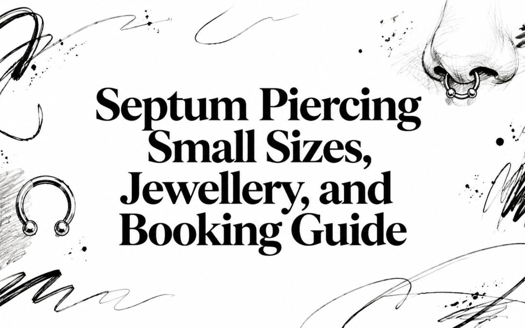 Septum Piercing Small Sizes, Jewellery, and Booking Guide