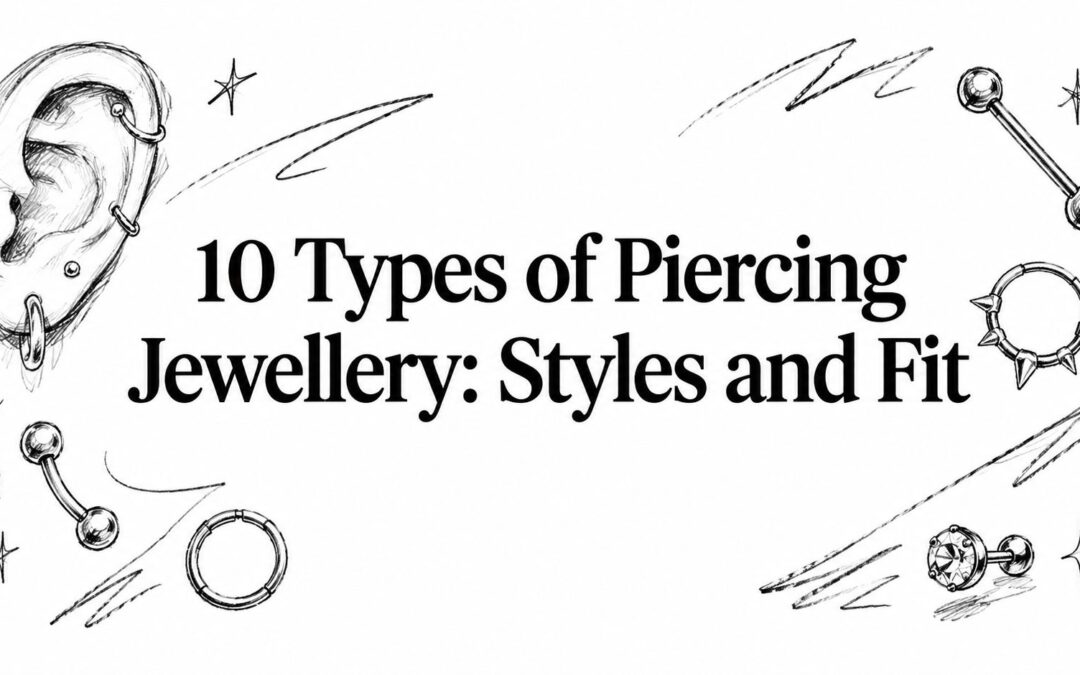10 Types of Piercing Jewellery: Styles and Fit